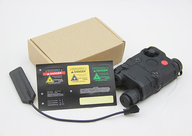 AN/PEQ-15 Red Laser w/ White LED Flashlight Torch IR illuminator